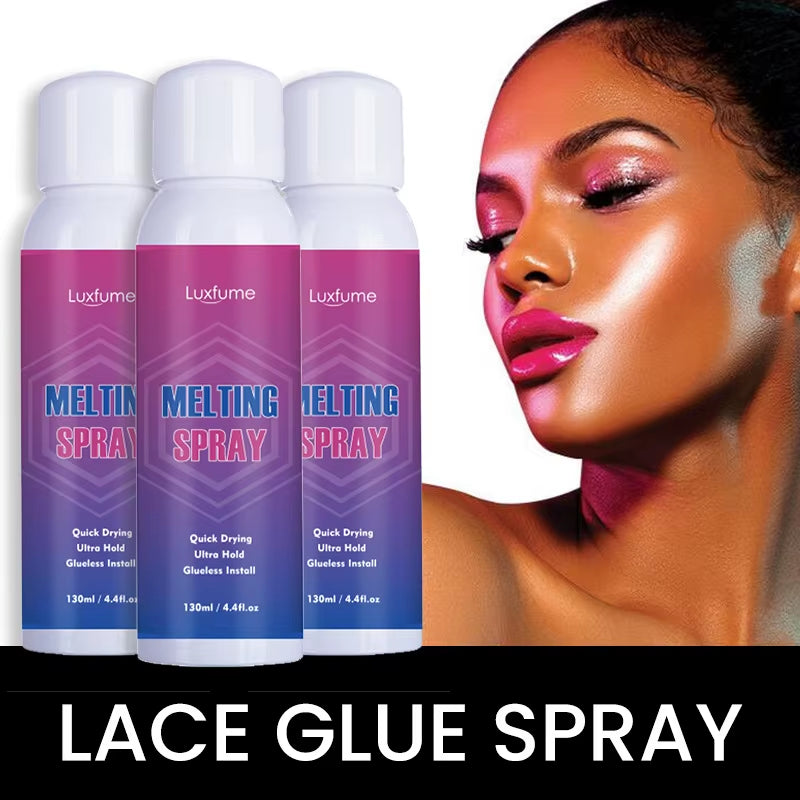 Hair Care Products Lace Tint Mousse Melting Spray for Lace Wigs Wax for Hair Edge Control Gel Wig Installation Set Hair Gel