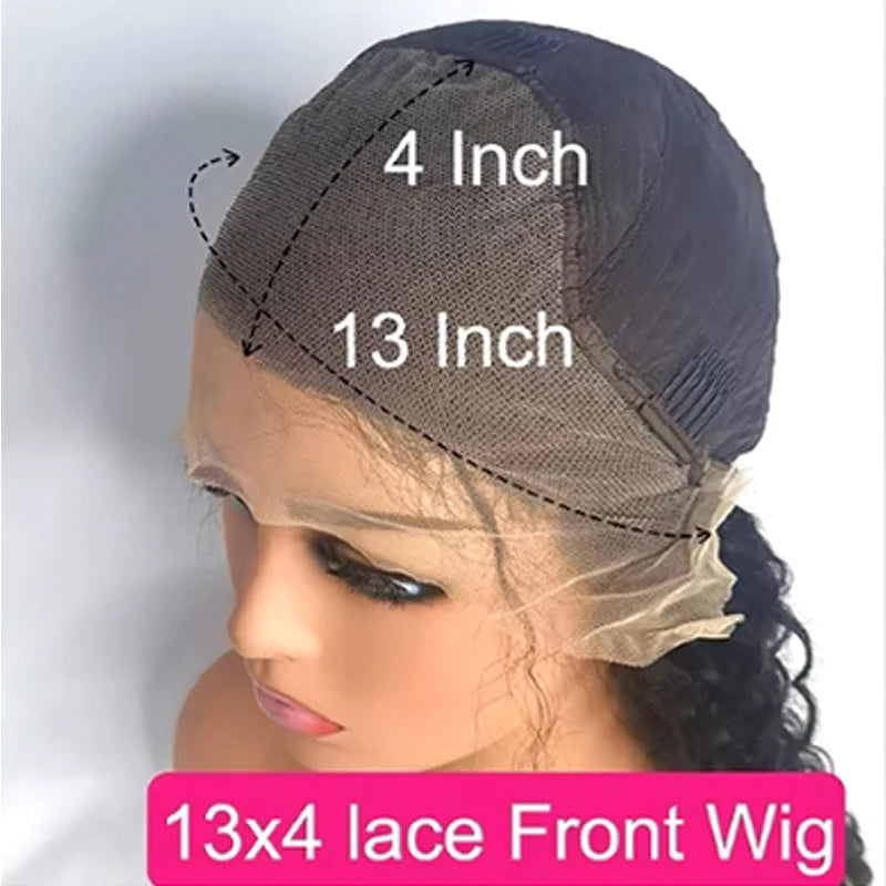 30 40 Inch Deep Wave Lace Front Wigs 13x6 Hd Lace Frontal Wig 13x4 Pre Plucked Wet And Wavy Brazilian Human Hair Wigs For Women