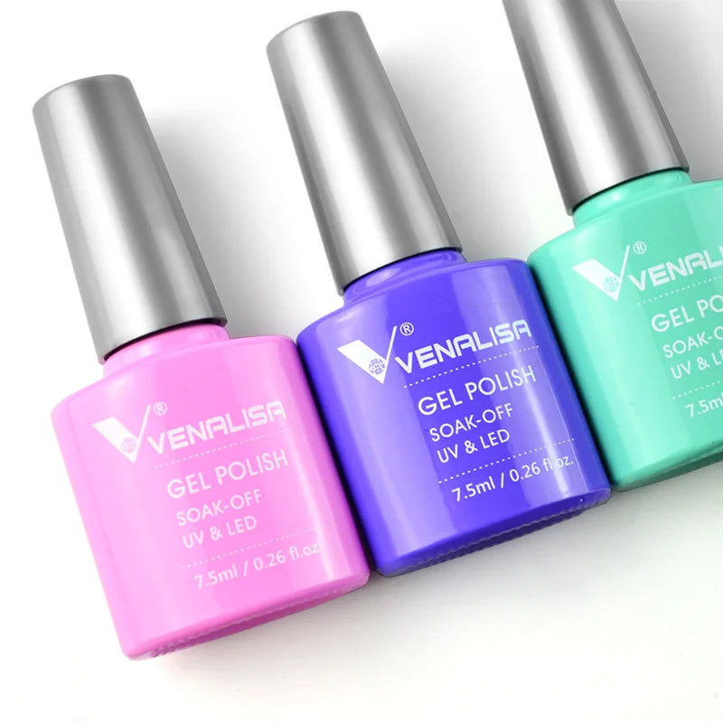 Luxury Color Nail Gel Venalisa Gel Nail Polish Lacquer Soak Off UV LED Long Lasting Nail Gel Varnish Good Price Super Gel Polish