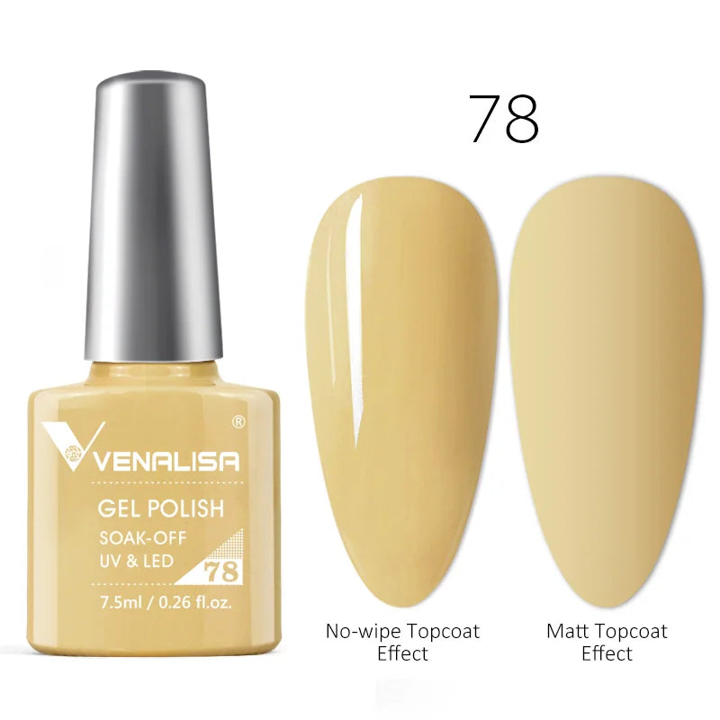 Luxury Color Nail Gel Venalisa Gel Nail Polish Lacquer Soak Off UV LED Long Lasting Nail Gel Varnish Good Price Super Gel Polish