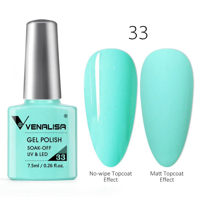 Luxury Color Nail Gel Venalisa Gel Nail Polish Lacquer Soak Off UV LED Long Lasting Nail Gel Varnish Good Price Super Gel Polish