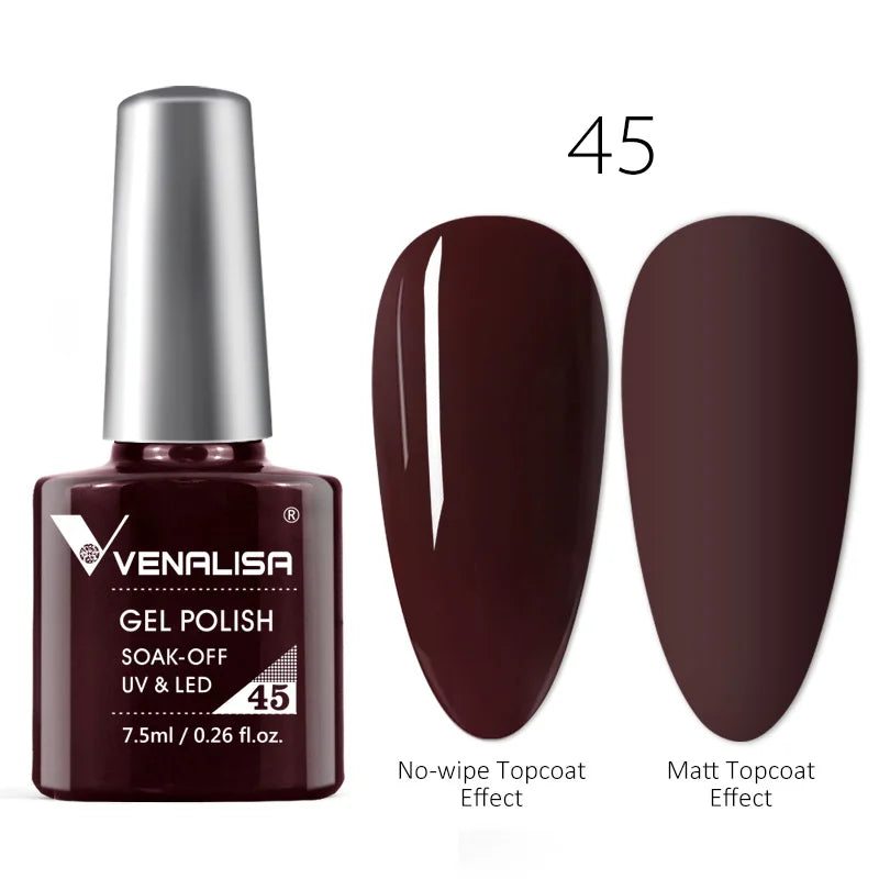 Luxury Color Nail Gel Venalisa Gel Nail Polish Lacquer Soak Off UV LED Long Lasting Nail Gel Varnish Good Price Super Gel Polish