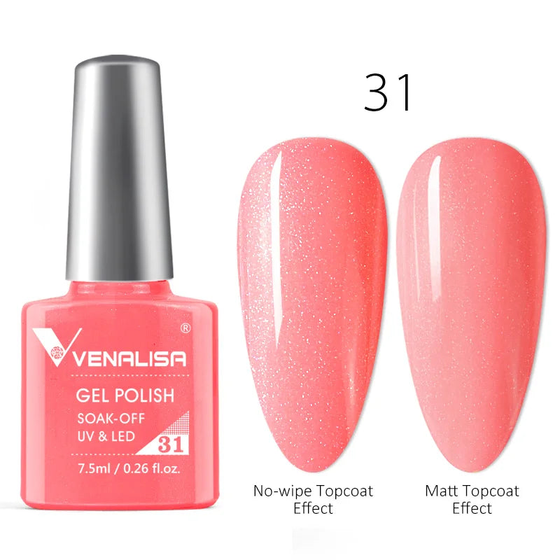 Luxury Color Nail Gel Venalisa Gel Nail Polish Lacquer Soak Off UV LED Long Lasting Nail Gel Varnish Good Price Super Gel Polish