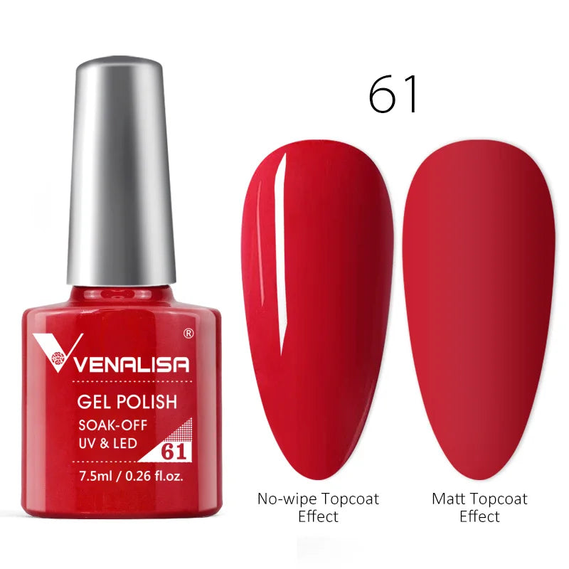 Luxury Color Nail Gel Venalisa Gel Nail Polish Lacquer Soak Off UV LED Long Lasting Nail Gel Varnish Good Price Super Gel Polish