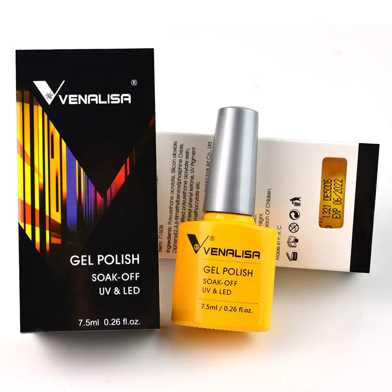 Luxury Color Nail Gel Venalisa Gel Nail Polish Lacquer Soak Off UV LED Long Lasting Nail Gel Varnish Good Price Super Gel Polish