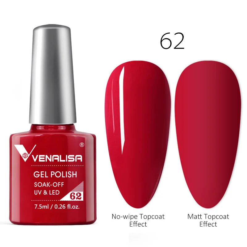 Luxury Color Nail Gel Venalisa Gel Nail Polish Lacquer Soak Off UV LED Long Lasting Nail Gel Varnish Good Price Super Gel Polish