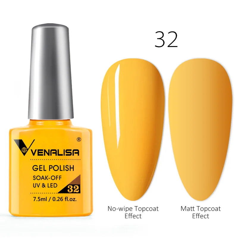 Luxury Color Nail Gel Venalisa Gel Nail Polish Lacquer Soak Off UV LED Long Lasting Nail Gel Varnish Good Price Super Gel Polish