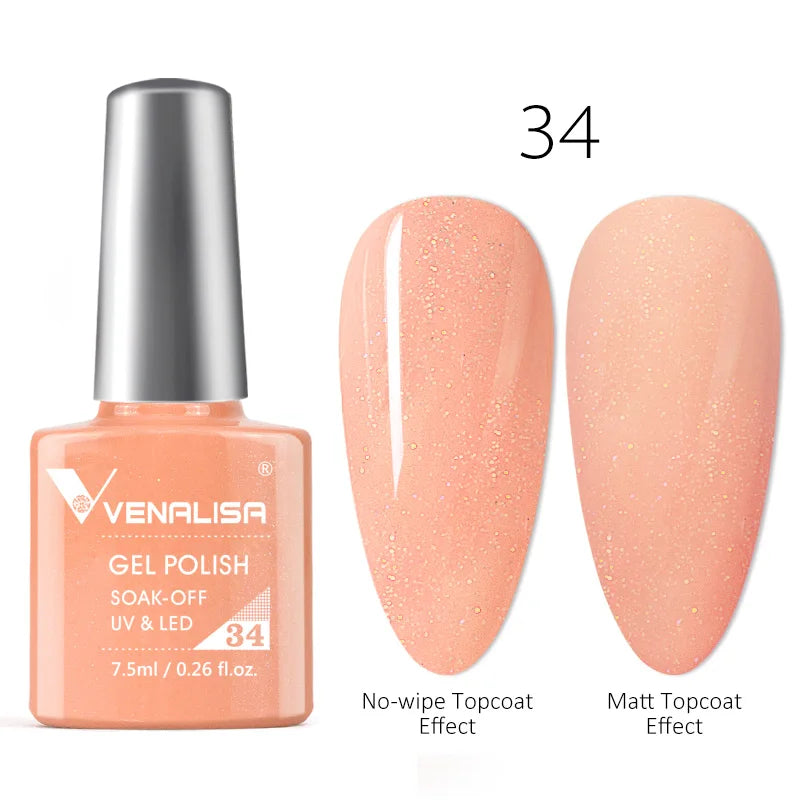 Luxury Color Nail Gel Venalisa Gel Nail Polish Lacquer Soak Off UV LED Long Lasting Nail Gel Varnish Good Price Super Gel Polish