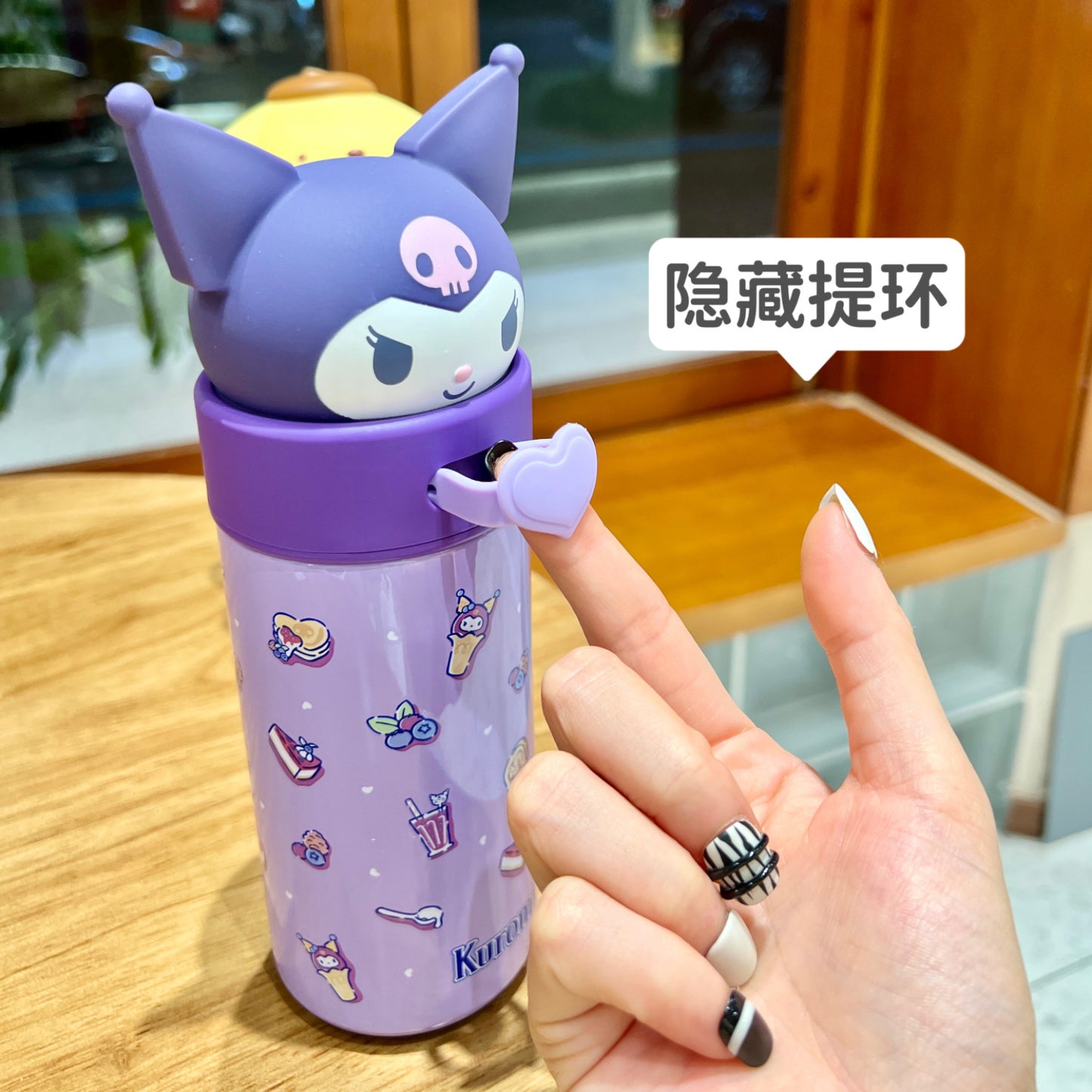 350ml Sanrio Hello Kitty Stainless Steel 316 Thermos Kawaii Kuromi Cinnamoroll Melody Kids Vacuum Flask Water Bottle Tumbler