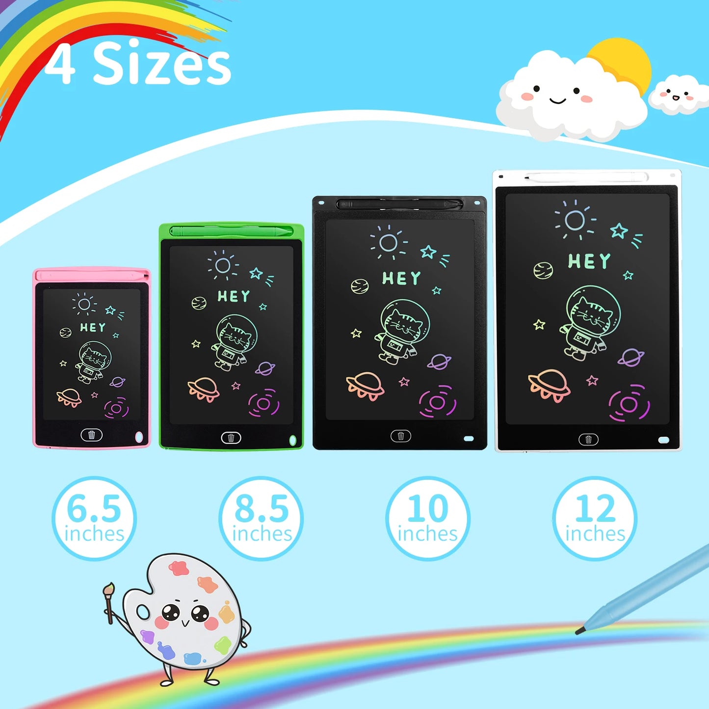 8.5 Inch LCD Writing Tablet Drawing Board Graffiti Sketchpad Mgaic Erasable Handwriting Pad Toys for Kids Boys Gifts