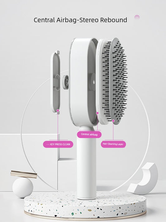 Japan Seiko Mujie Upgraded Press Cleaning Air Cushion Comb Ms. Long Hair Dedicated Airbag Massage Comb