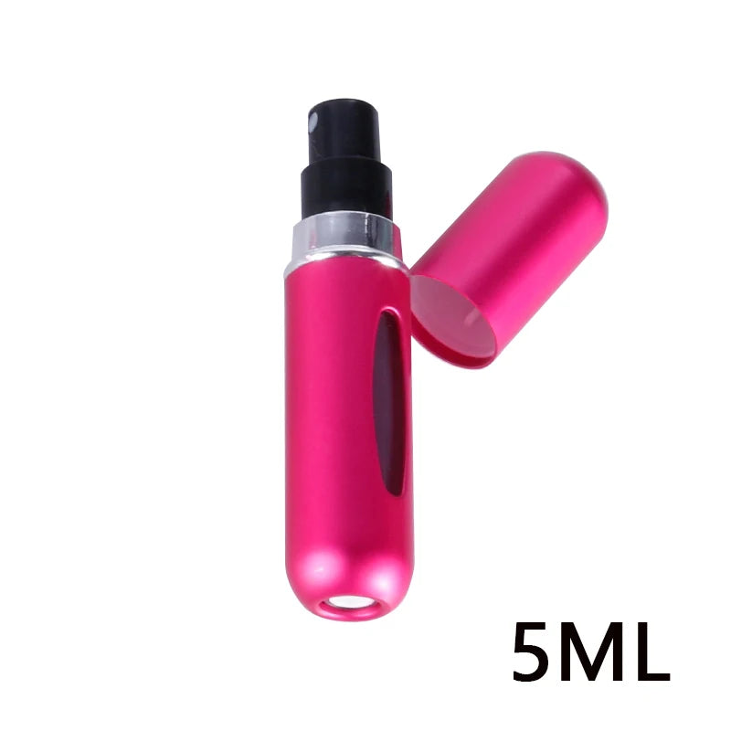 5ml Bottom Charge Perfume Refillable Bottle Liquid Container For Cosmetics Spray Bottling Dispenser Press Head Portable Travel