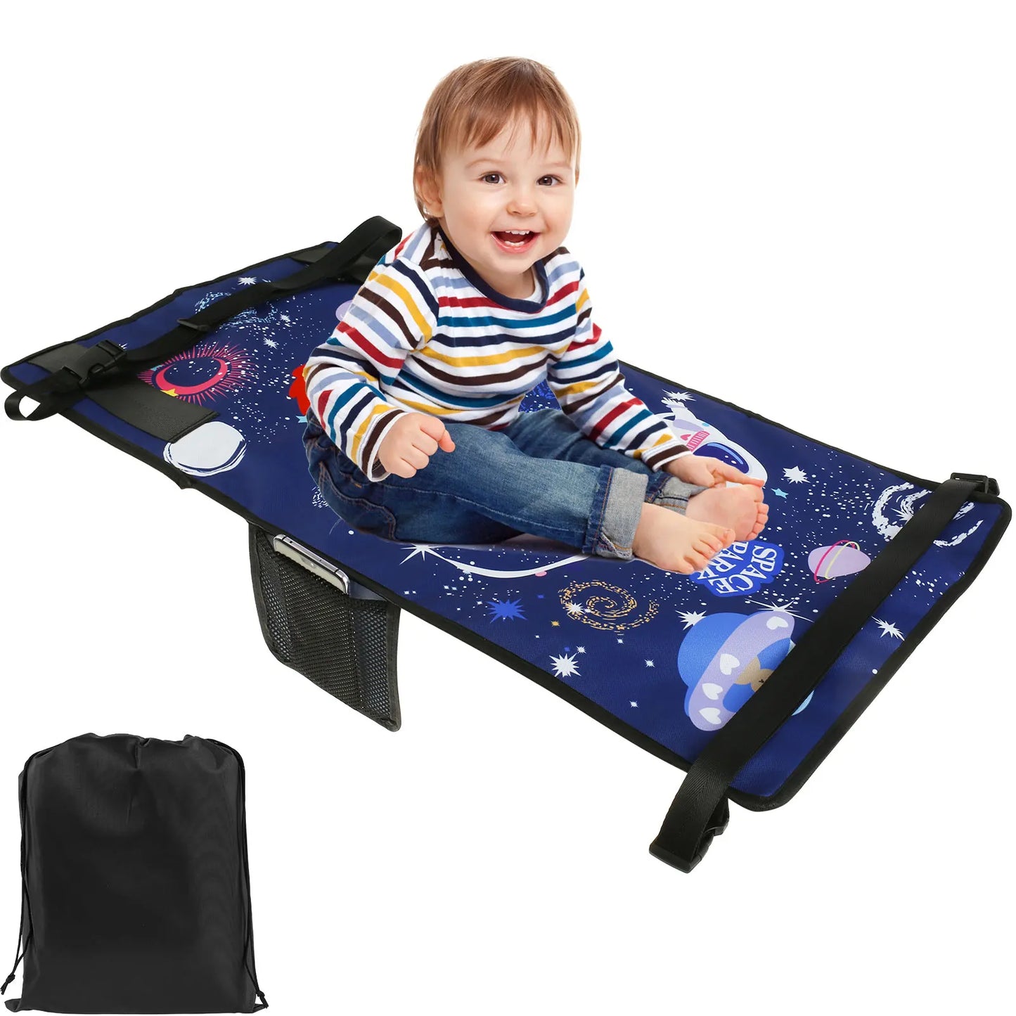 Kids Travel Airplane Bed Baby Pedals Bed Portable Travel Foot Rest Hammock Kids Bed Airplane Seat Extender Leg Rest For Kids