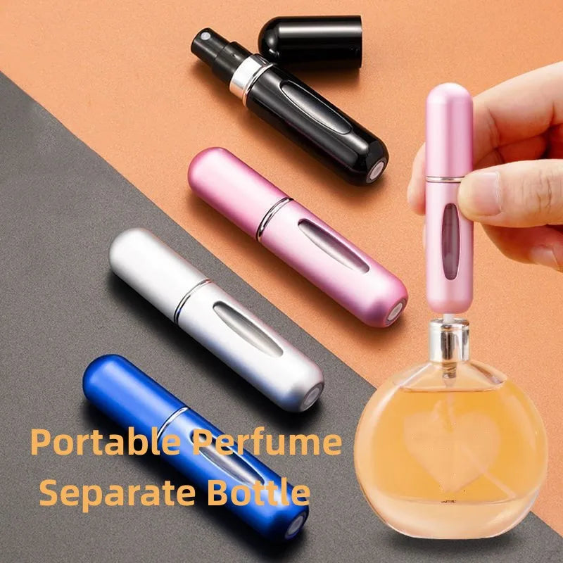 Clearance_5ML Portable Travel Perfume Spray Bottle with Skin Care Tools Convenient and Easy to Carry Great for On-the-go Use and