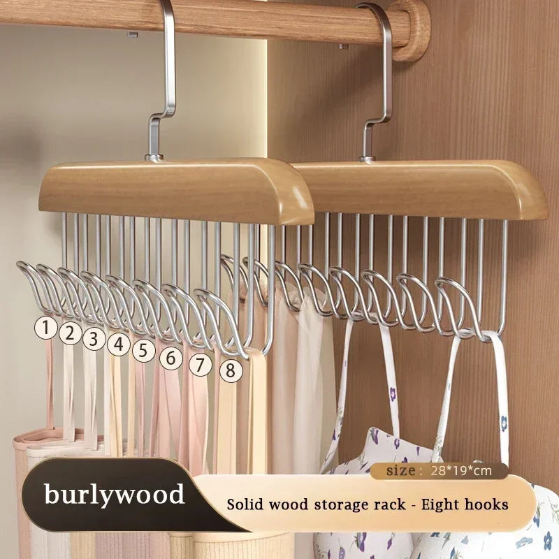 Wooden Belt Rack Women Storage Hangers for Clothes Case Home Wardrobe Accessories Supplly Scarf Organizer Men Tie Belt Hangers