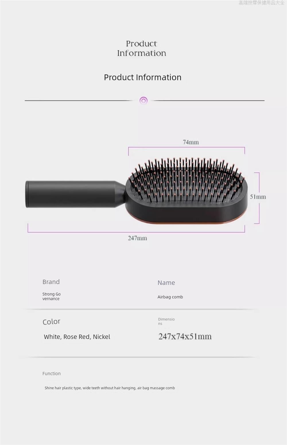 Xiaomi PICOOC Comb Female Air Cushion Comb Airbag Comb Anti-Hair Loss Household Curl Comb Anti-Knot Massage Scalp Warp