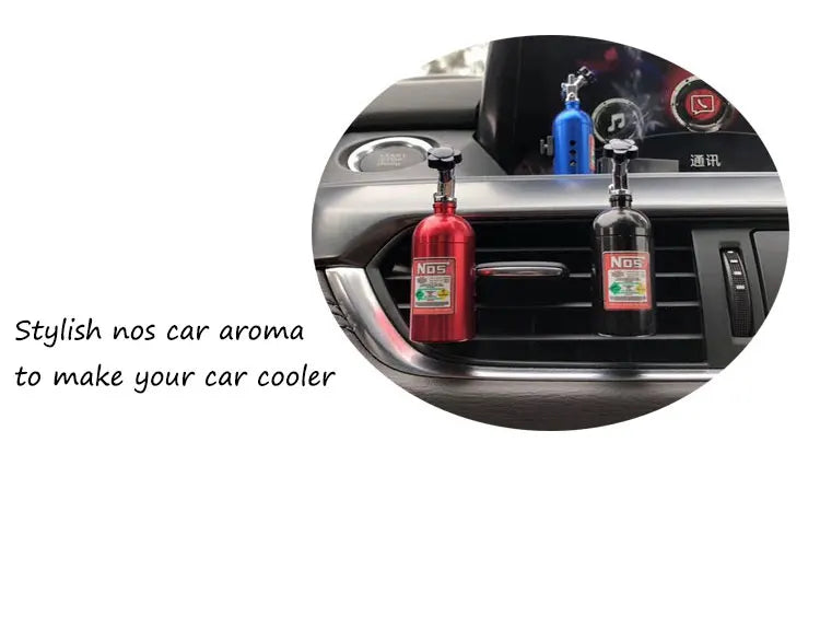 Hot Sale Car Air Freshener NOS Nitrogen Bottle Air Vent Aromatherapy Auto Aroma Outle Perfume Flavoring Fragrances Accessories