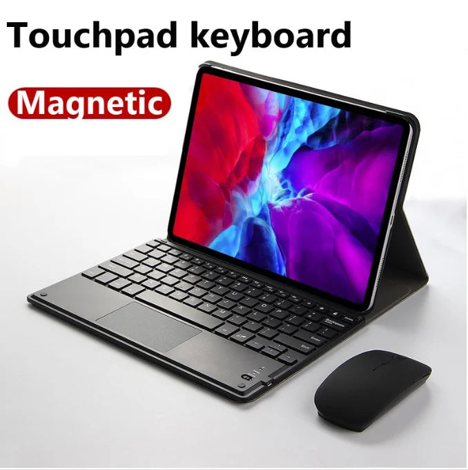 Detachable Trackpad Keyboard Case for Lenovo Tab M11 11 2024 for Lenovo Xiaoxin Pad 11 Inch 2024 Bluetooth Keyboard Flip Cover