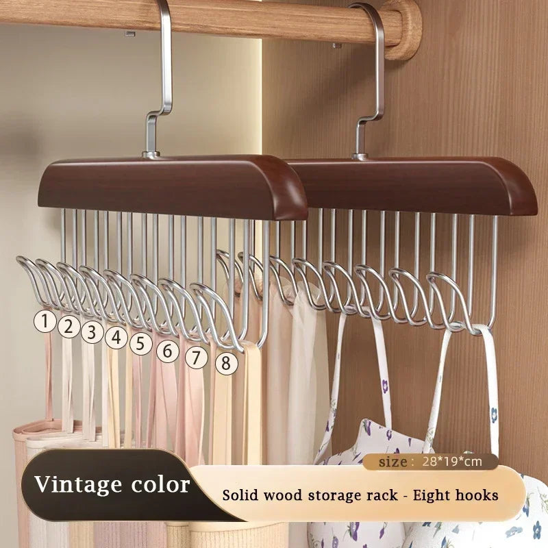 Wooden Belt Rack Women Storage Hangers for Clothes Case Home Wardrobe Accessories Supplly Scarf Organizer Men Tie Belt Hangers