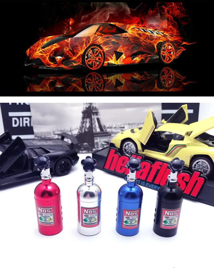 Hot Sale Car Air Freshener NOS Nitrogen Bottle Air Vent Aromatherapy Auto Aroma Outle Perfume Flavoring Fragrances Accessories