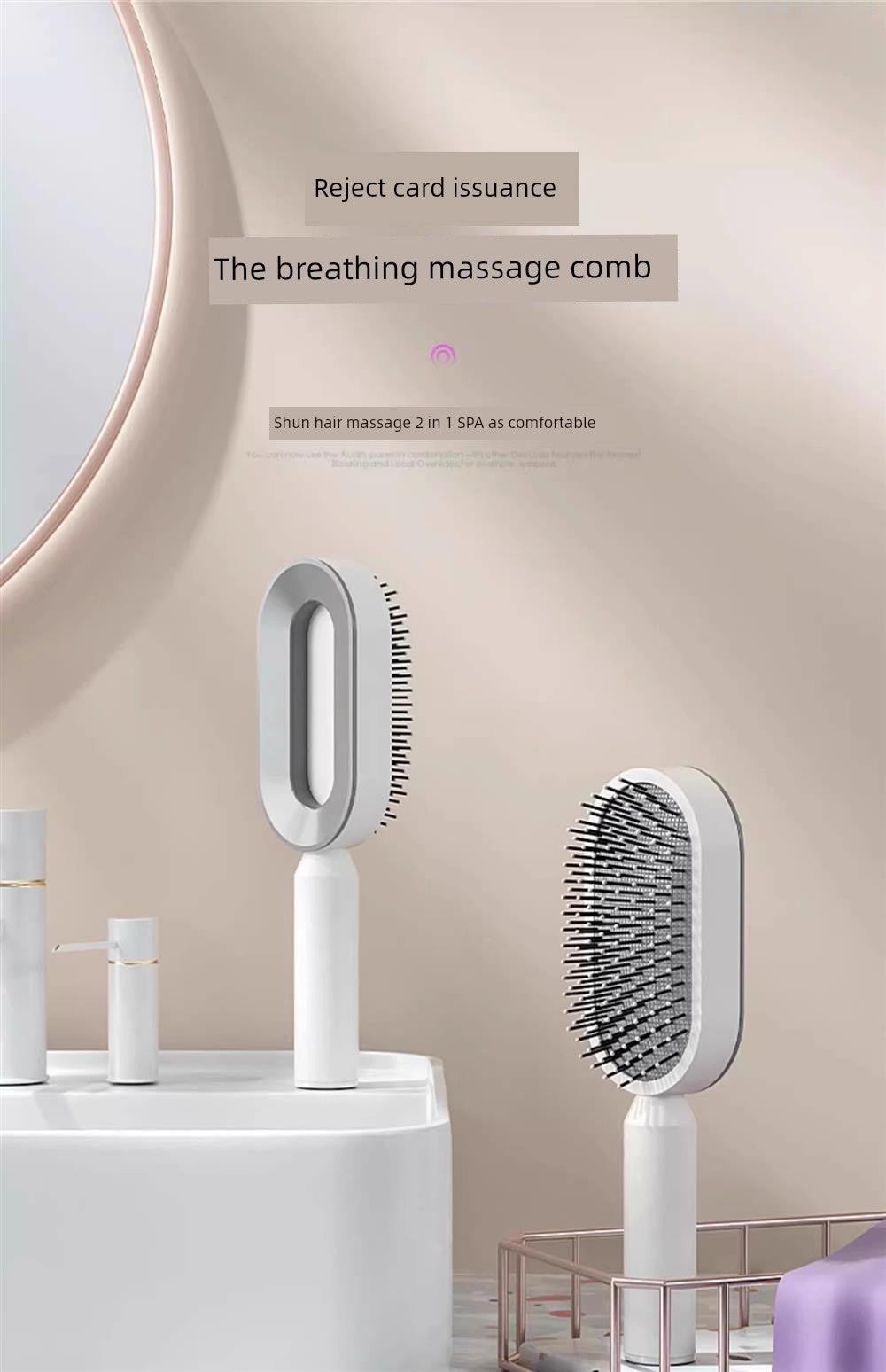 Xiaomi PICOOC Comb Female Air Cushion Comb Airbag Comb Anti-Hair Loss Household Curl Comb Anti-Knot Massage Scalp Warp