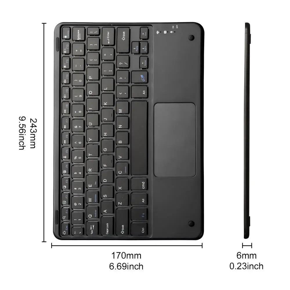 For iPad 10th Generation 2022 10.9 Inch Case with Keyboard,Detachable Wireless Bluetooth Keyboard+Tablet Cover For iPad 10th Gen