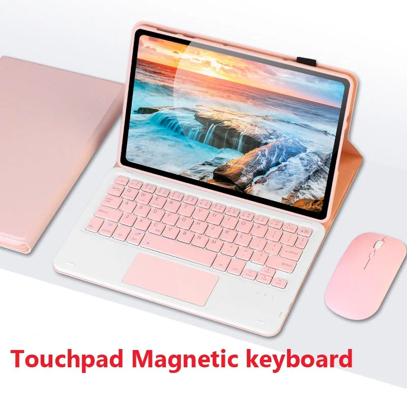 Detachable Trackpad Keyboard Case for Lenovo Tab M11 11 2024 for Lenovo Xiaoxin Pad 11 Inch 2024 Bluetooth Keyboard Flip Cover