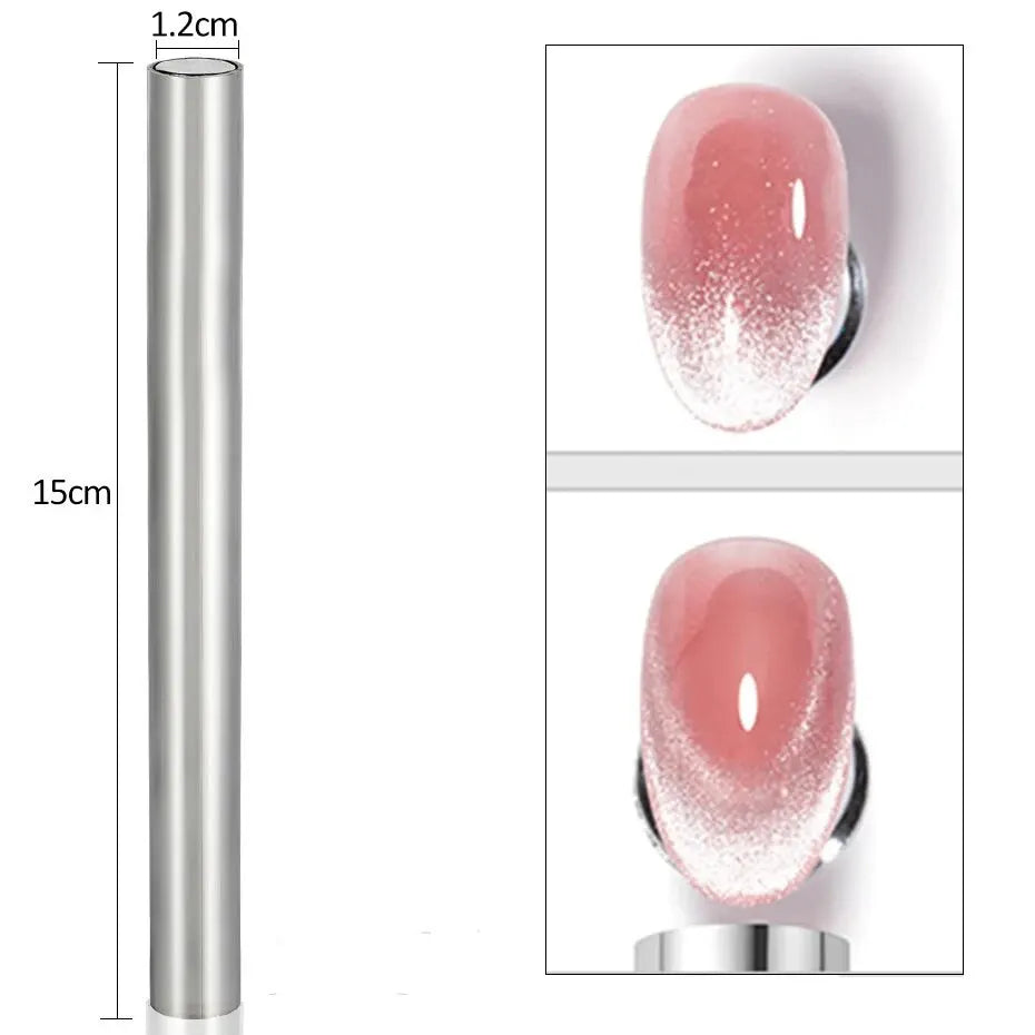 Cylindrical Magnet for Cat Eye UV Gel Varnish with Nails Art Decoration Fashion Nail Magnet Tools for Manicure Design Tools