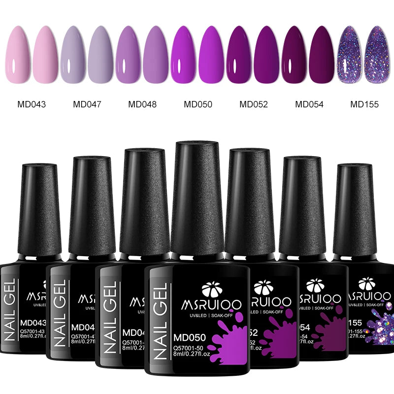 7pc Nail Gel Polish Set DIY Nail Art Design All For Decoration Soak Off UV Gel Long Lasting Manicure Painting Gel Vernis Kits