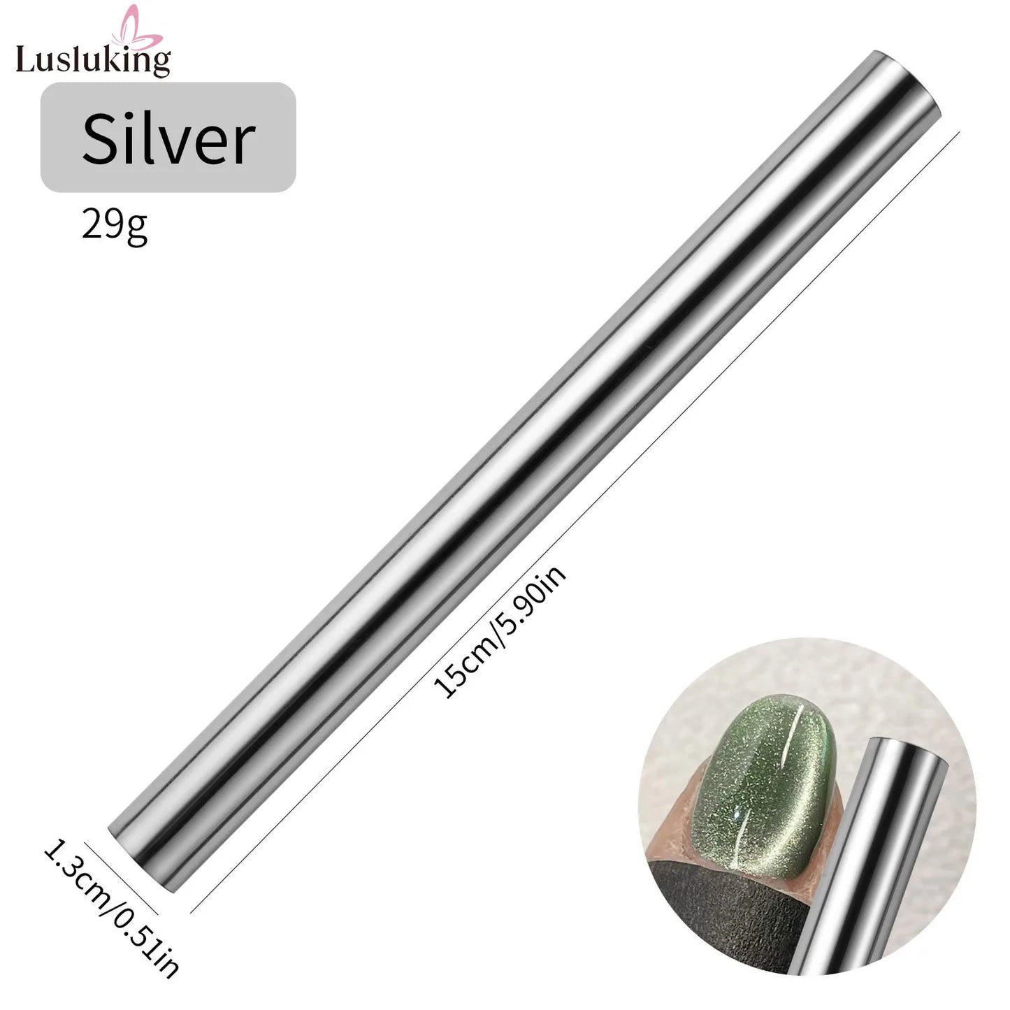 Cylindrical Magnet for Cat Eye UV Gel Varnish with Nails Art Decoration Fashion Nail Magnet Tools for Manicure Design Tools