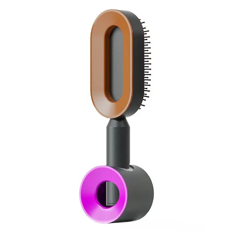 Massage Comb Hair Brush Self Cleaning Hair Brush for Women One-Key Quick Hair Comb 3D Air Cushion Hair Styling Tools Airbag Comb