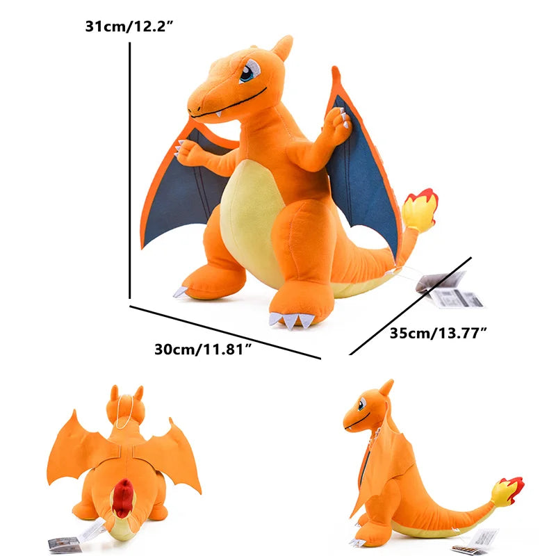 Mega Pokemo Charizard Plush Toys Mega Evolution X & Y Charizard Plush Toy Doll Charizard Stuffed Animals Toys Christmas Gifts