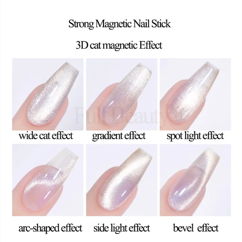 Cylindrical Magnet for Cat Eye UV Gel Varnish with Nails Art Decoration Fashion Nail Magnet Tools for Manicure Design Tools