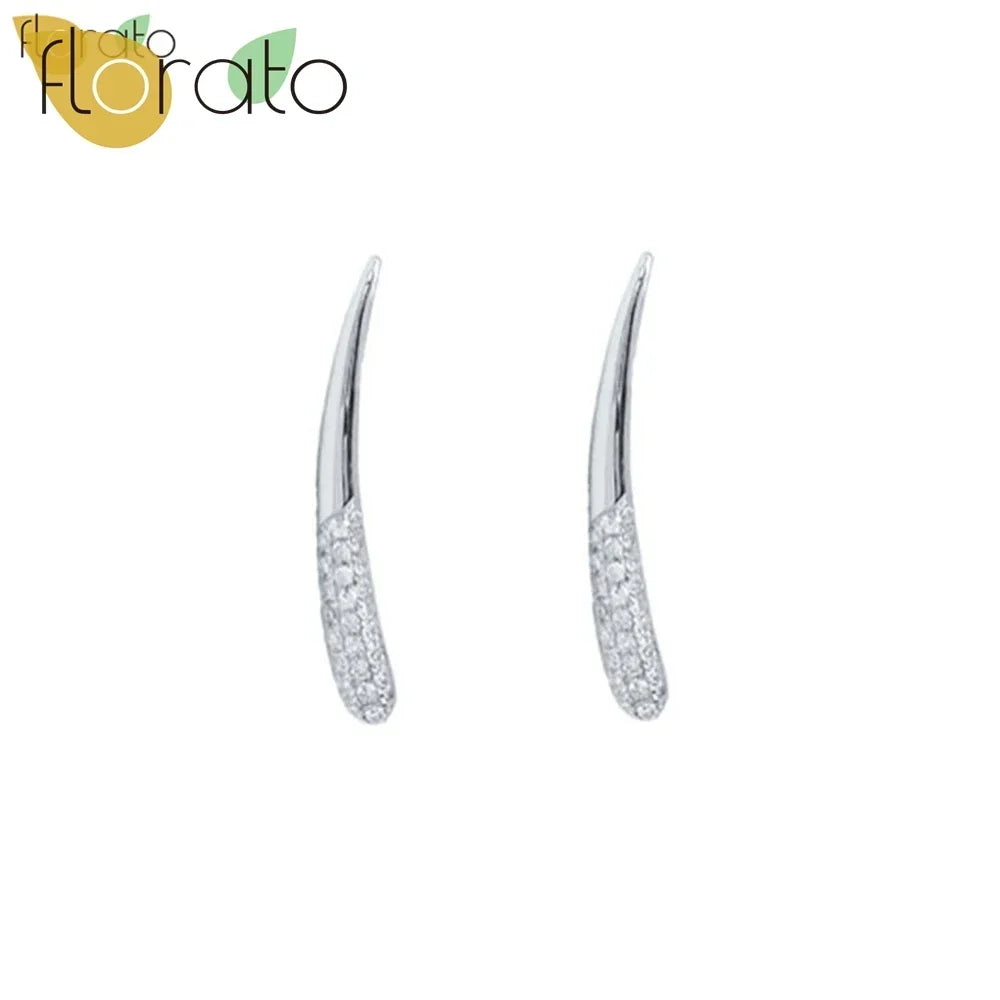 YUXINTOME 925 Sterling Silver Ear Needle Rivet Cone Buckle Piercing Huggie Hoop Earrings for Women Jewelry Accessories Earrings