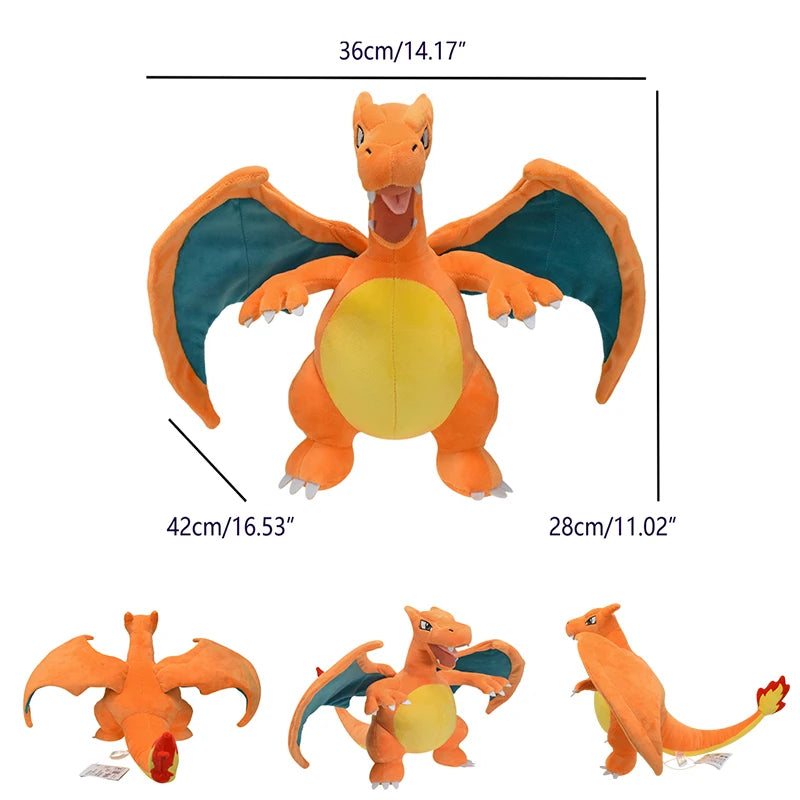 Mega Pokemo Charizard Plush Toys Mega Evolution X & Y Charizard Plush Toy Doll Charizard Stuffed Animals Toys Christmas Gifts