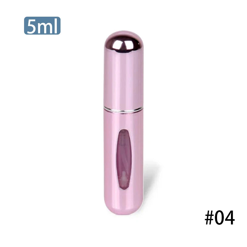 5ml Perfume Atomizer Portable Liquid Container Cosmetics Traveling Mini Aluminum Sprayer Alcochol Empty Refillable Bottle