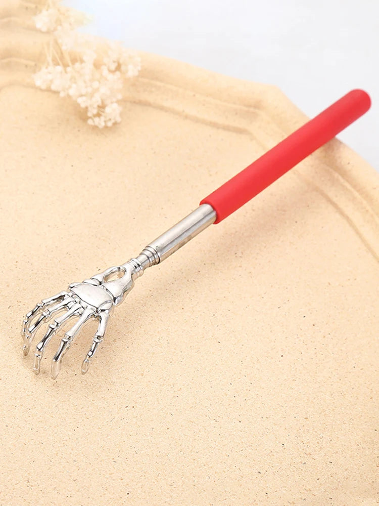 Stainless Steel Back Scratcher Telescopic Scratching Massager Extendable Itch Old Man Happy Health Products Hackle Handicrafts