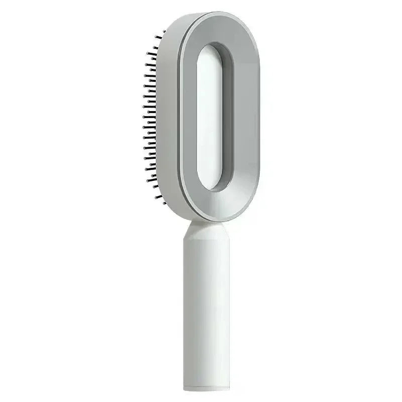 Massage Comb Hair Brush Self Cleaning Hair Brush For Women One-key Quick Hair Comb 3D Air Cushion Hair Styling Tools Combs