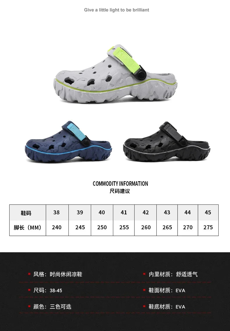 Damping Platform Slippers Training Luxury Sandals 2024 Elegance Shoes Men's Net Men's Clogs Non-Leather Casual Tennis Moncassin