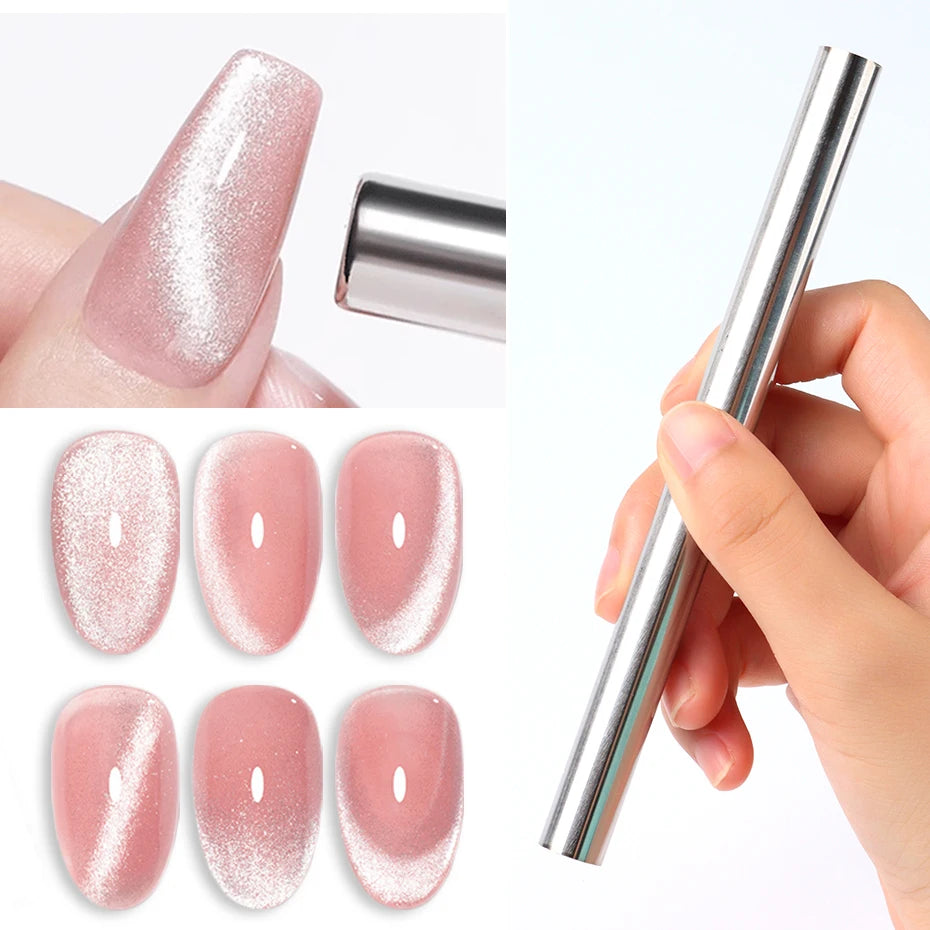 Cylindrical Magnet for Cat Eye UV Gel Varnish with Nails Art Decoration Fashion Nail Magnet Tools for Manicure Design Tools