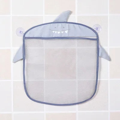 Baby Bathroom Mesh Bag Cartoon Animal Shapes Cloth Sand Toys Storage Net Bag Sucker Organizer for Children Bath Toys Kid Basket