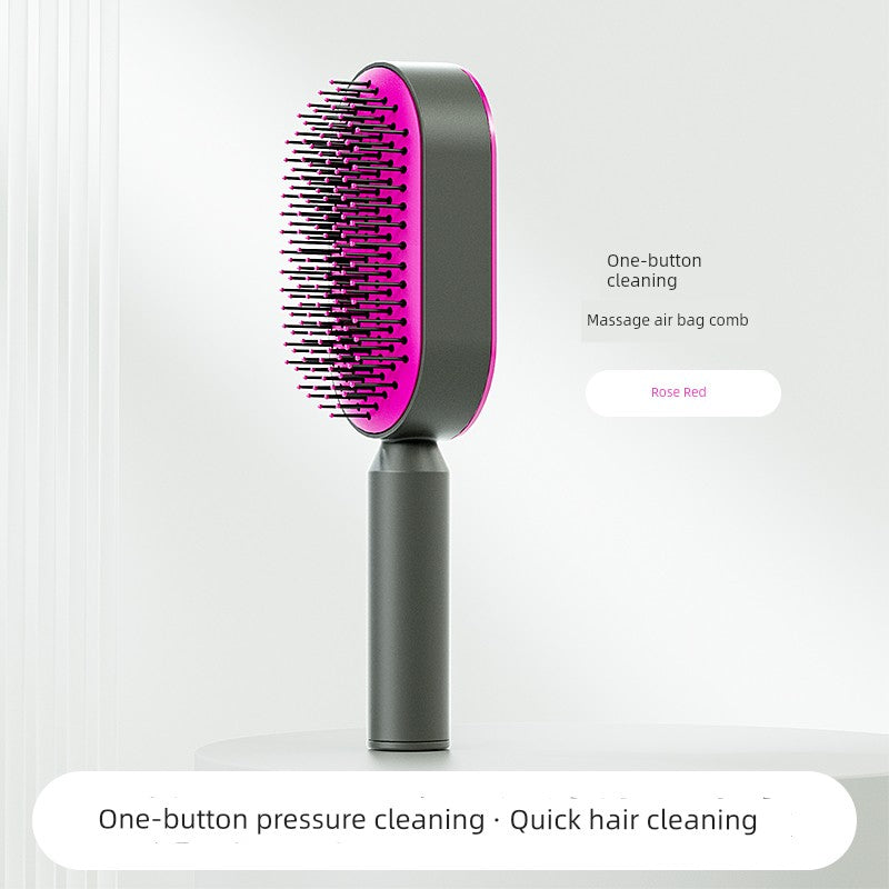 Japan Seiko Mujie Upgraded Press Cleaning Air Cushion Comb Ms. Long Hair Dedicated Airbag Massage Comb