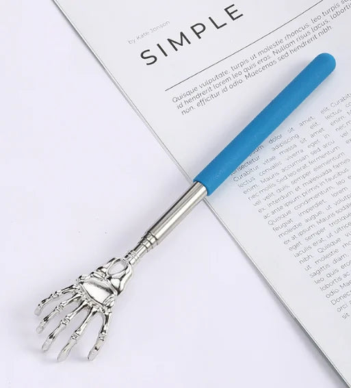 Stainless Steel Back Scratcher Telescopic Scratching Massager Extendable Itch Old Man Happy Health Products Hackle Handicrafts