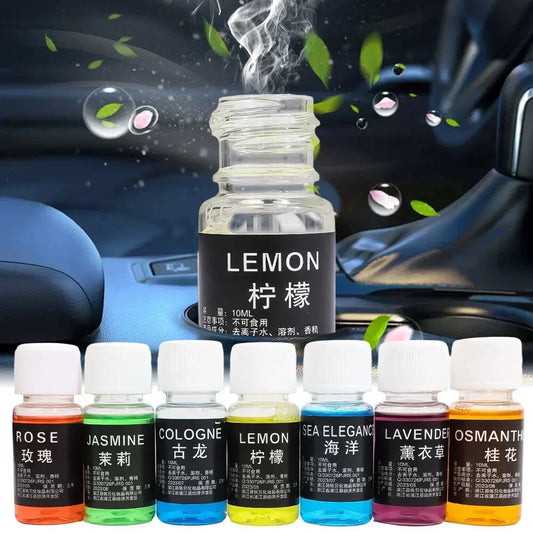 10ml Car Air Fresheners Perfume Refill Car Air Vent Perfume Replenishment Essential Oil Aroma Diffuser Fragrance Humidifier