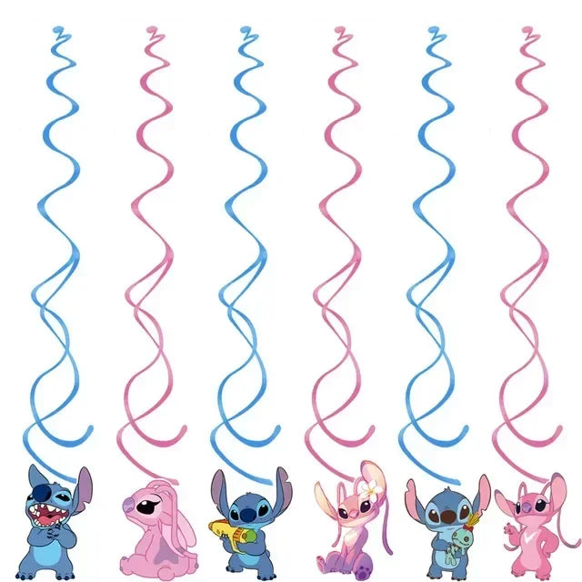 New Lilo & Stitch Birthday Party Decorations Stitch Foil Balloons Disposable Tableware Backdrop Plate Napkin Kids Party Supplies