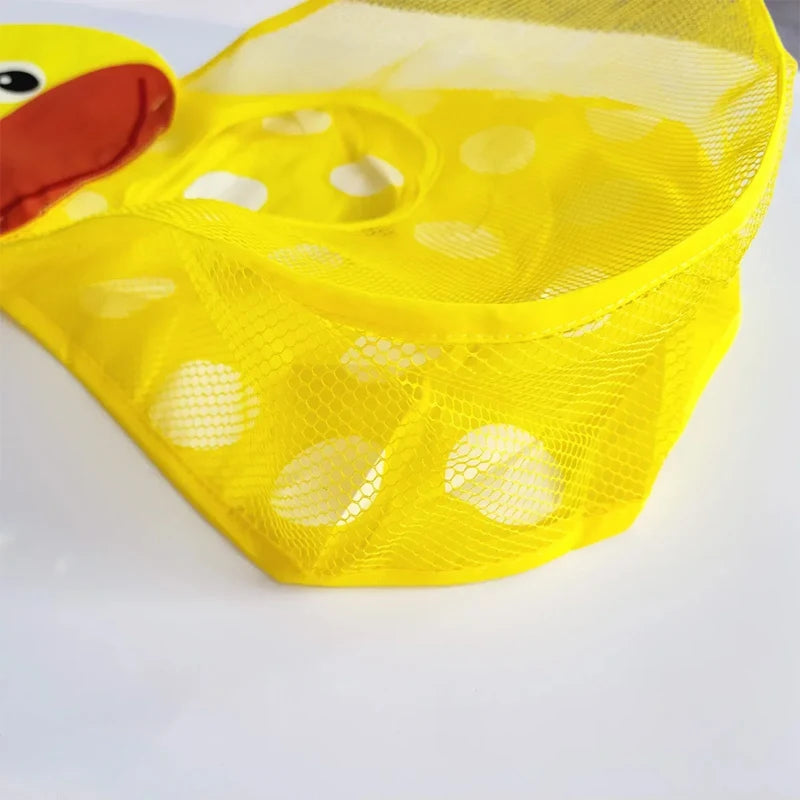 Baby Bathroom Mesh Bag Cartoon Animal Shapes Cloth Sand Toys Storage Net Bag Sucker Organizer for Children Bath Toys Kid Basket