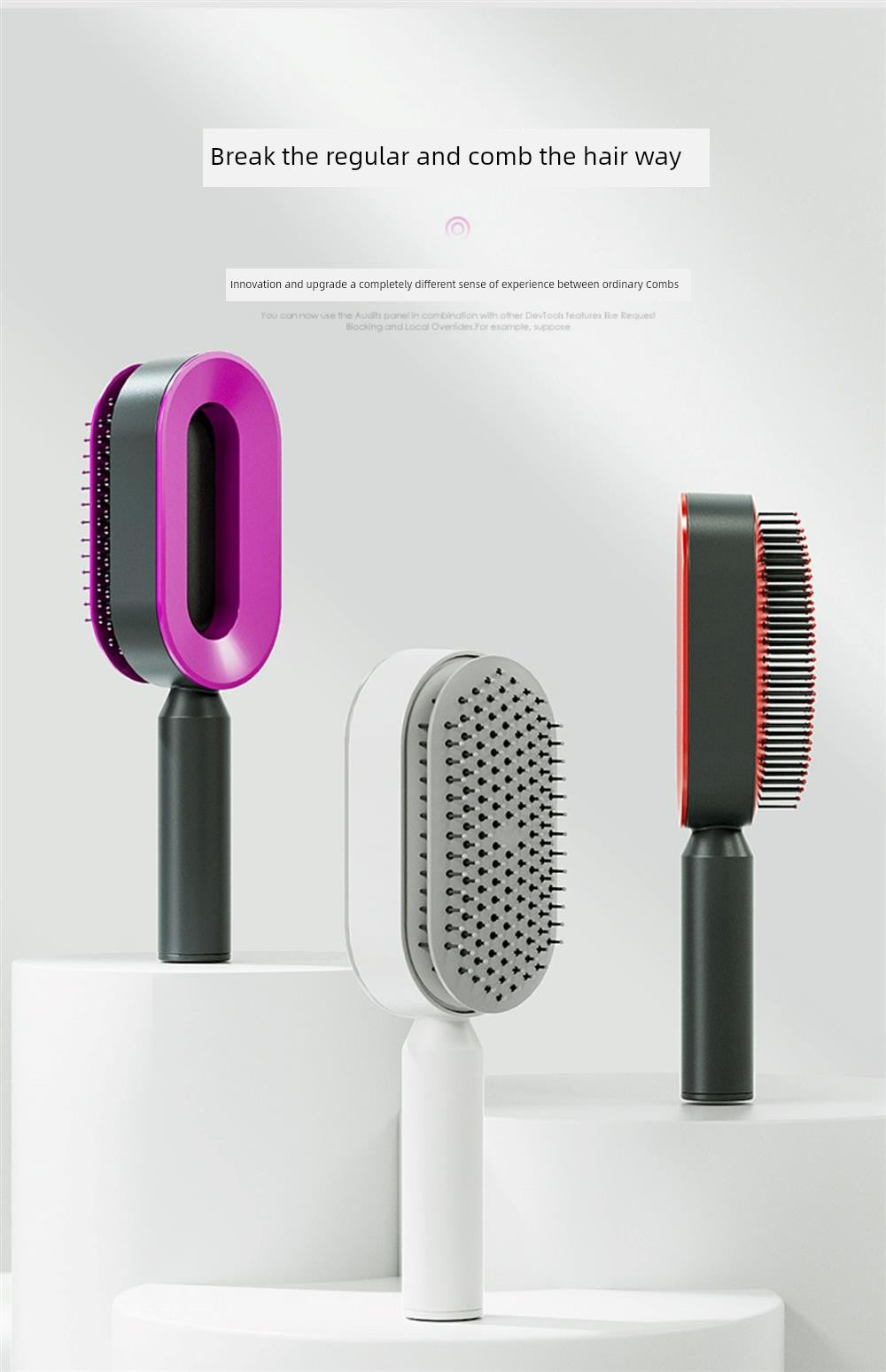 Japan Seiko Mujie Upgraded Press Cleaning Air Cushion Comb Ms. Long Hair Dedicated Airbag Massage Comb