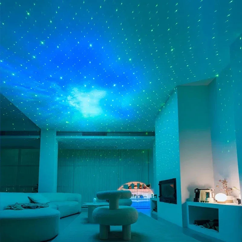 Star Projector Galaxy Night Light Astronaut Space Projector Starry Nebula Ceiling LED Lamp for Bedroom Home Decorative Kids Gift