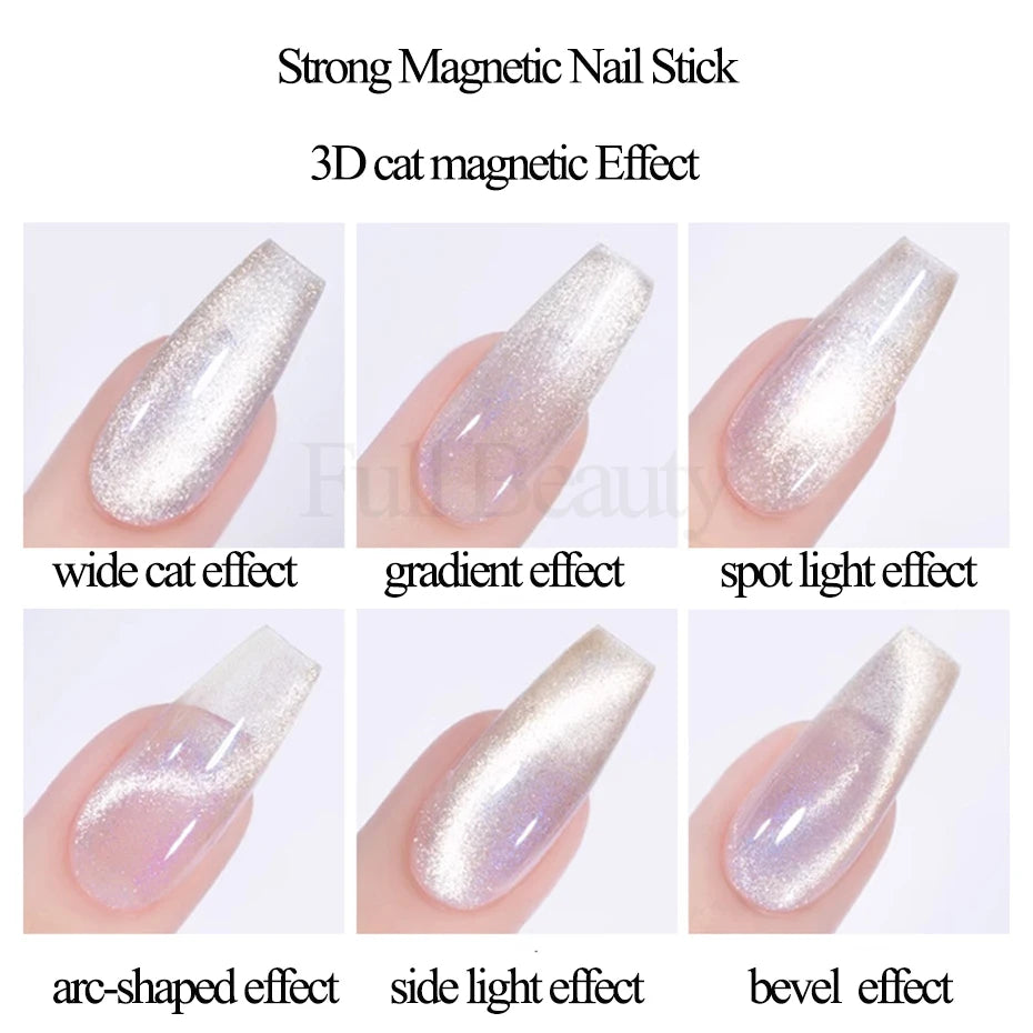 Cylindrical Magnet for Cat Eye UV Gel Varnish with Nails Art Decoration Fashion Nail Magnet Tools for Manicure Design Tools