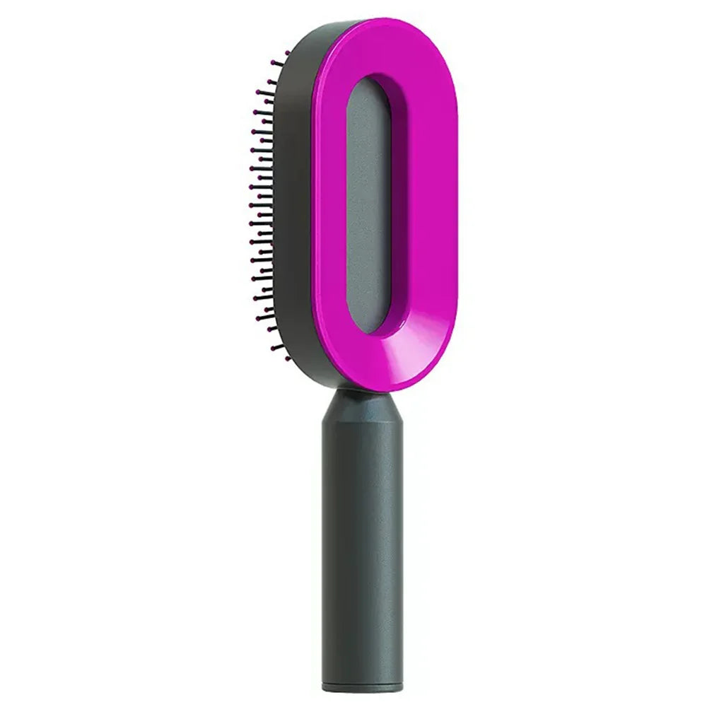 Self Cleaning Hair Brush Massage Home Hair Comb Anti-Static Hairbrush 3D Air Cushion Hair Brushes Hairdressing Styling Hair Tool